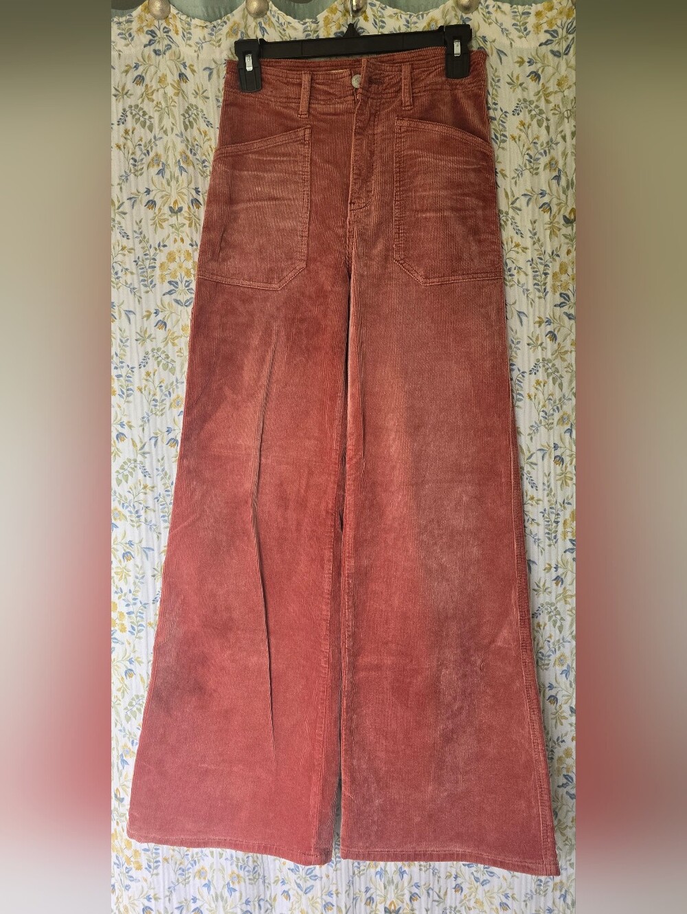 Pilcro Corduroy Pants in Warm Rust